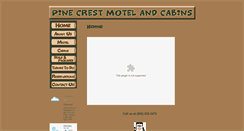 Desktop Screenshot of pinecrestmotelandcabins.com